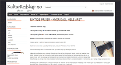 Desktop Screenshot of kulturredskap.no