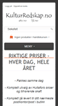 Mobile Screenshot of kulturredskap.no